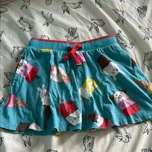 Mini Boden Blue and Pink Striped Skirt